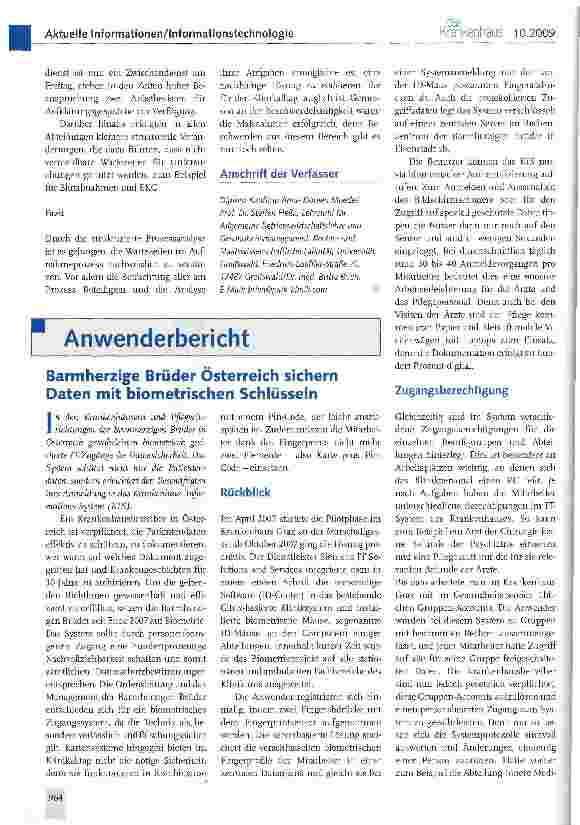 Vorschauseite 3: Reduzierung von Wartezeiten bei der stationären Aufnahme