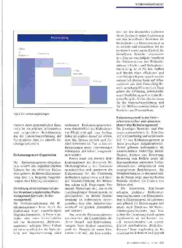 Vorschauseite 2: Wirksames Risikomanagement in Unternehmen der GKV (Teil 2)