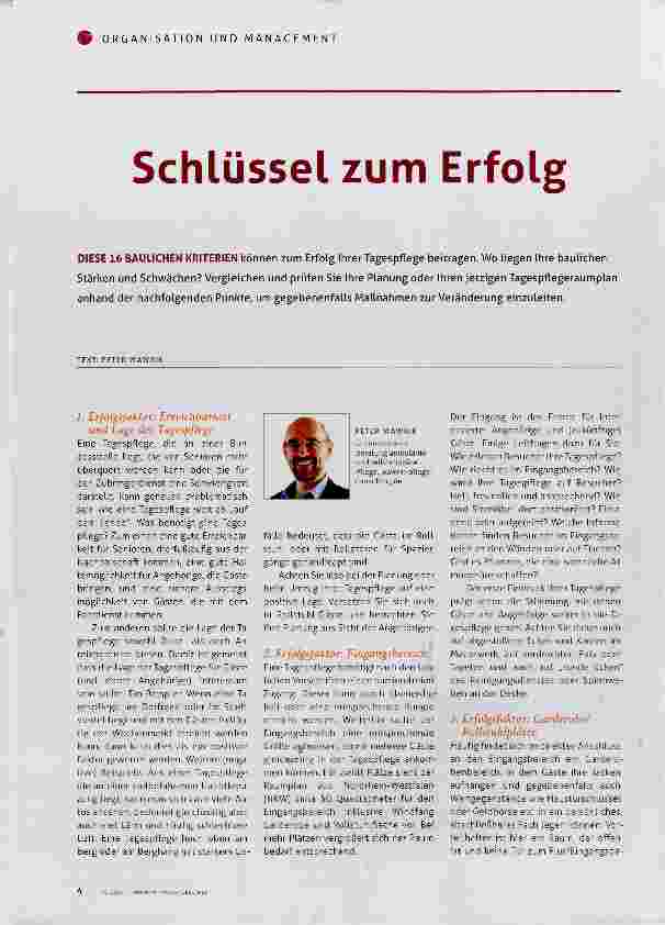 Vorschauseite 1: Schlüssel zum Erfolg