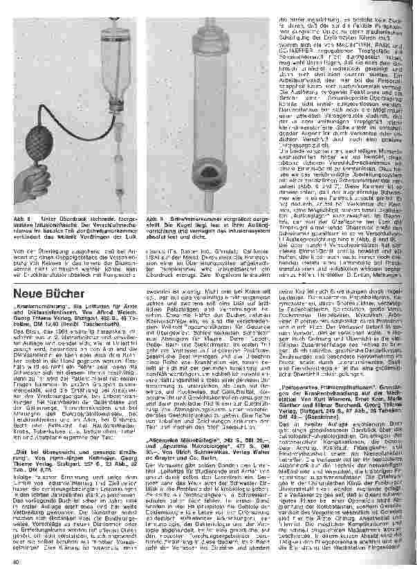 Vorschauseite 3: Drucktransfusion - stete Gefahr einer Luftembolie (Ein neues Sicherheitssytem)