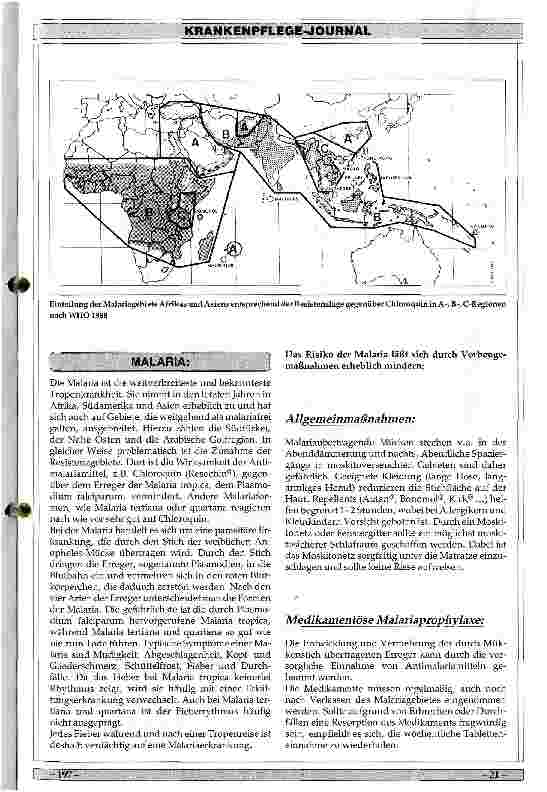 Vorschauseite 5: Sinnvolle Vorbeugemaßnahmen bei Tropenreisen