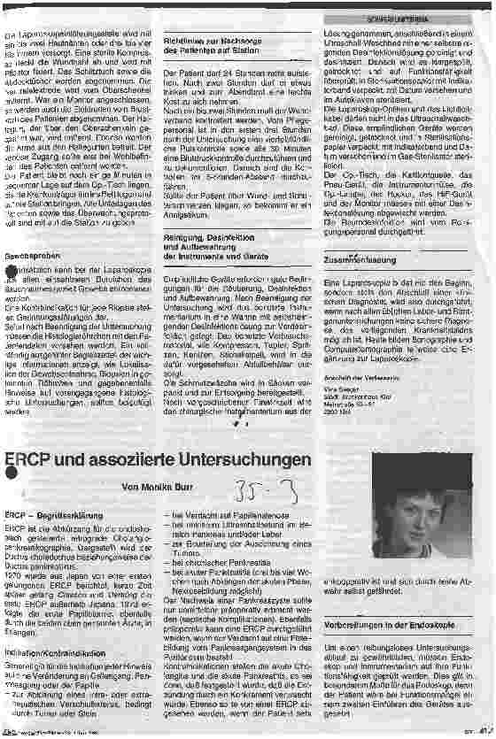 Vorschauseite 1: ERCP und assoziierte Untersuchungen
