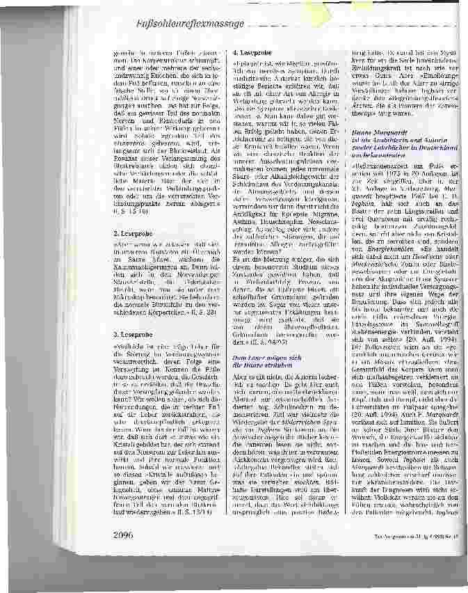 Vorschauseite 4: Wissenschaft und Wirksamkeit der sogenannten Fußsohlenreflexmassage