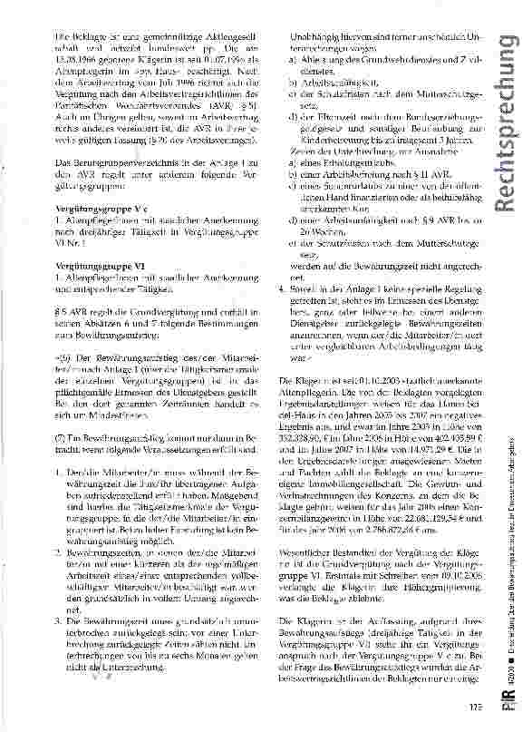 Vorschauseite 2: Entscheidung über den Bewährungsaufstieg liegt im Ermessen des Arbeitgebers