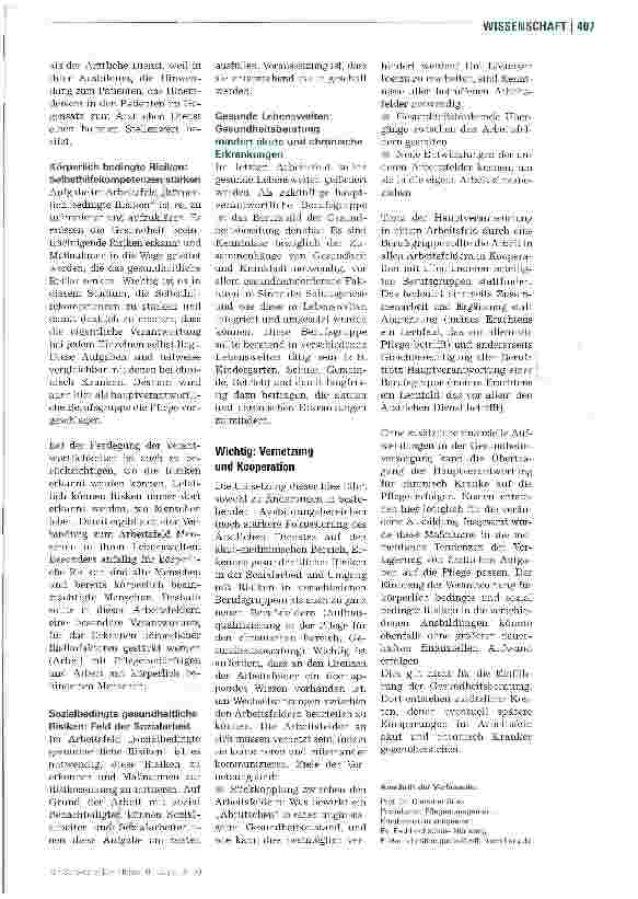 Vorschauseite 4: Neue Verantwortlichkeiten für unterschiedliche Arbeitsfelder