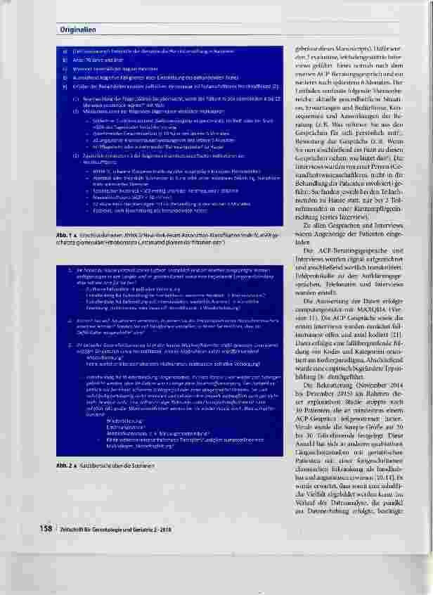 Vorschauseite 2: Advance Care Planning: Eine qualitative Untersuchung zur Patientenperspektive bei fortgeschrittener Herzinsuffizienz