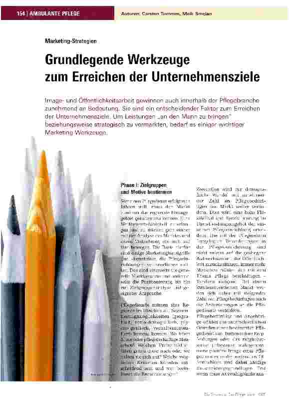 Vorschauseite 1: Grundlegende Werkzeuge zum Erreichen der Unternehmensziele