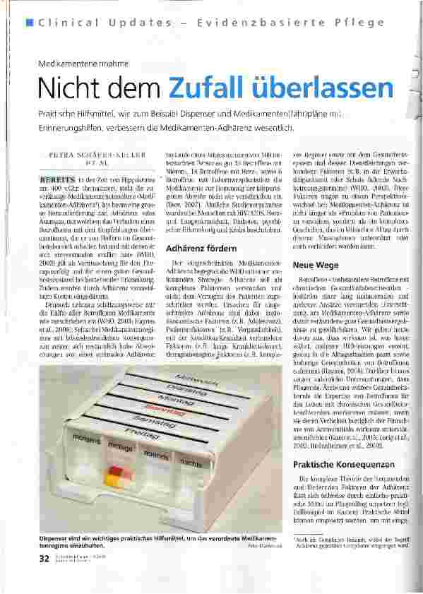 Vorschauseite 1: Nicht dem Zufall überlassen
