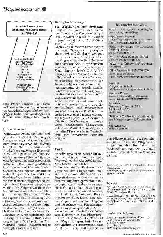 Vorschauseite 3: Selbstverwaltung der Pflegeberufe