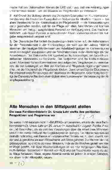Vorschauseite 1: Alte Menschen in den Mittelpunkt stellen