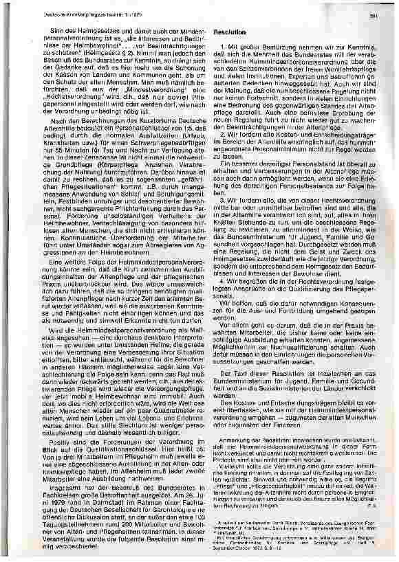 Vorschauseite 2: Von der Siechenpflege zur modernen Altenpflegeund zurück