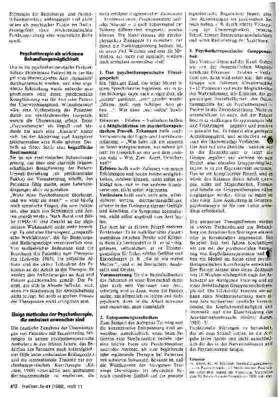 Vorschauseite 2: Die ambulante psychosoziale Betreuung von Patienten mit funktionellen Störungen