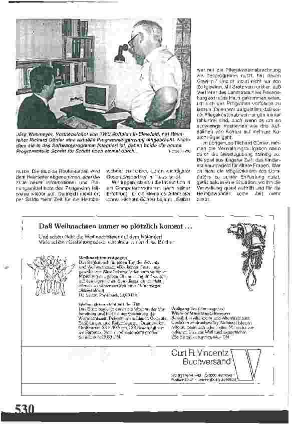 Vorschauseite 2: Lohnt sich EDV auch für kleinere Heime?