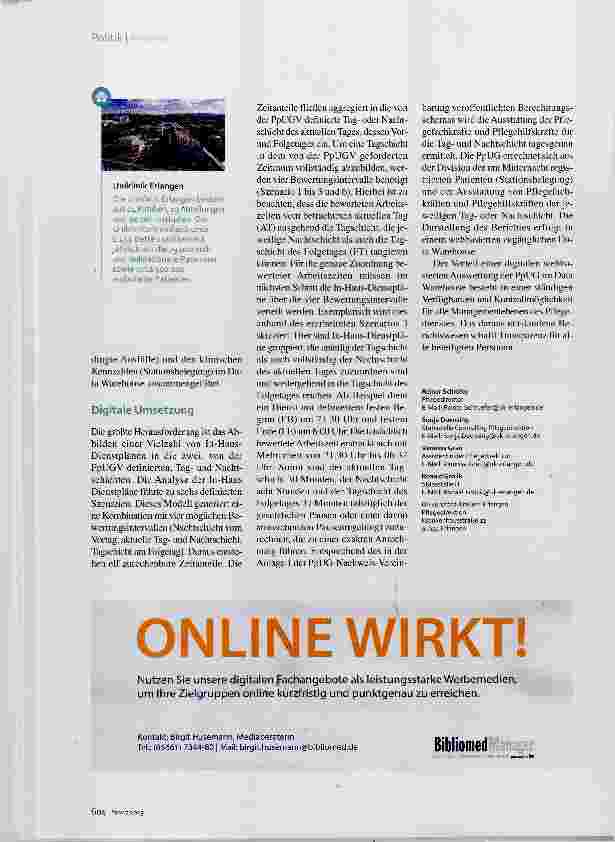Vorschauseite 3: Pflegepersonaluntergrenzen Transparente Online-Auswertung