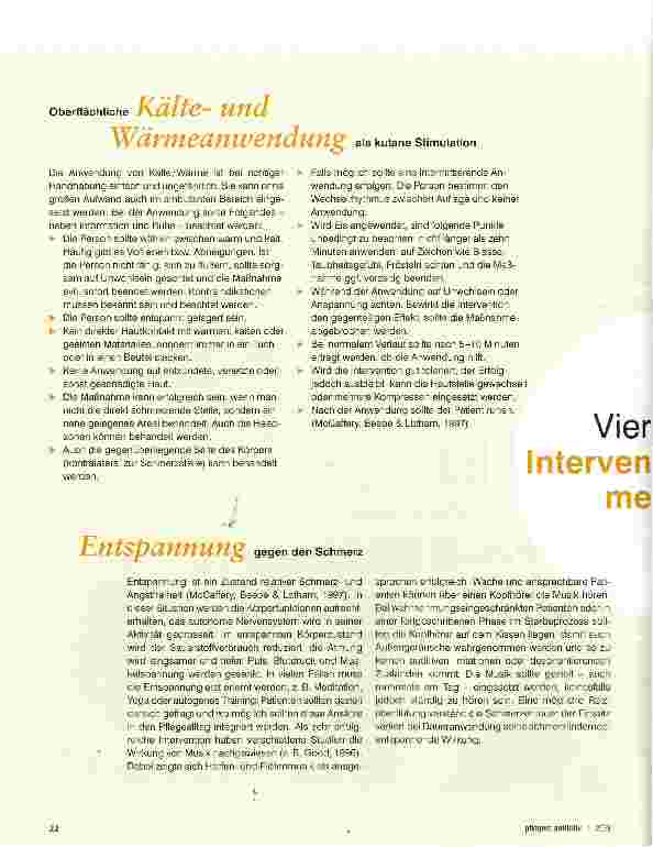 Vorschauseite 3: Schmerzen lindern ohne Medikamente