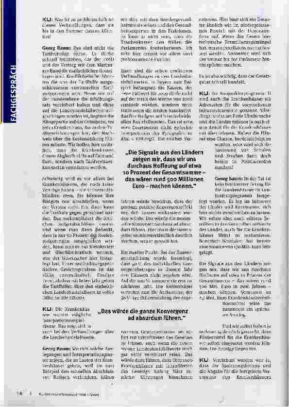 Vorschauseite 2: Die Krankenkassen legen das KHRG zu ihren Gunsten aus