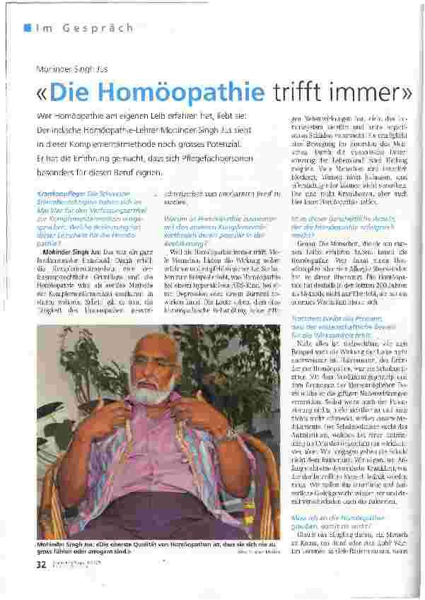 Vorschauseite 1: Die Homöopathie trifft immer