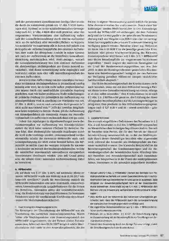 Vorschauseite 4: Medizinprodukterecht für Betreiber