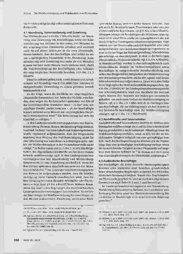 Vorschauseite 3: Die Wahlberechtigung und Wählbarkeit zum Personalrat