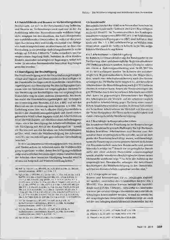 Vorschauseite 4: Die Wahlberechtigung und Wählbarkeit zum Personalrat