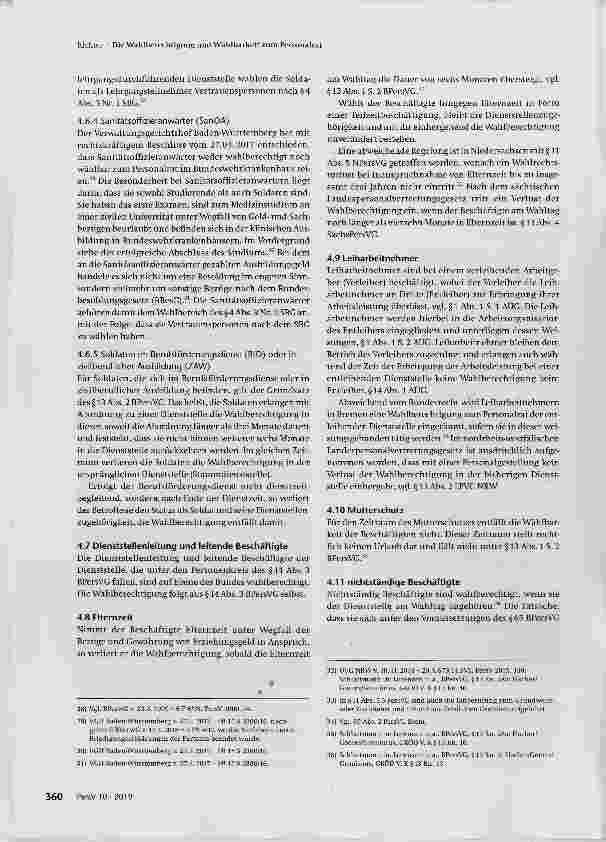 Vorschauseite 5: Die Wahlberechtigung und Wählbarkeit zum Personalrat