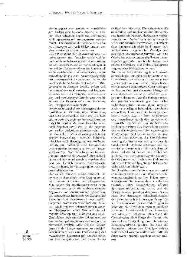 Vorschauseite 3: INTENSIVMEDIZIN ZWISCHEN BEHANDLUNCSAUFTRAG UND BEHANDLUNGSBEGRENZUNG: EINE KLINISCH-ETHISCHE KASUISTIK