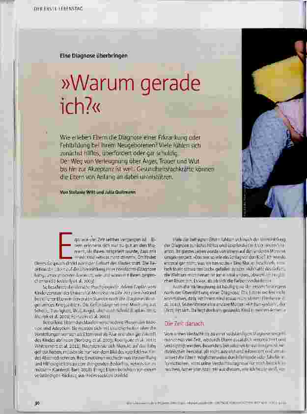 Vorschauseite 1: »Warum gerade ich?«