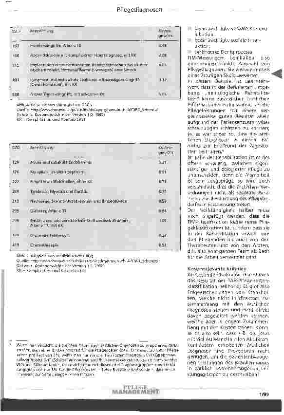 Vorschauseite 5: Die Bedeutung von Pflegediagnosen in Gesundheitsökonomie und Gesundheitsstatistik
