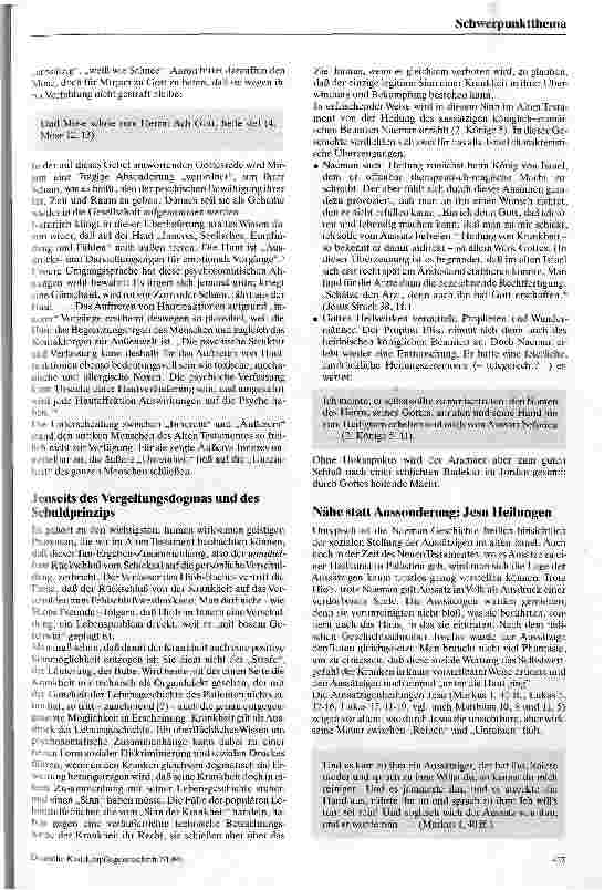 Vorschauseite 3: Da wurde die Haut weiß wie Schnee ... Über Hautkrankheiten und Aussatz in der Bibel