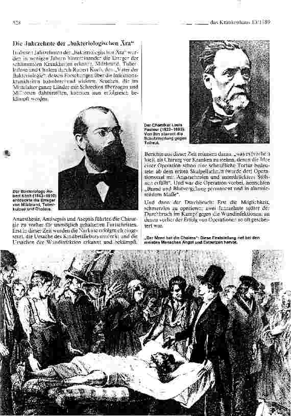 Vorschauseite 2: 100 Jahre Entwicklung in der Medizin (I)