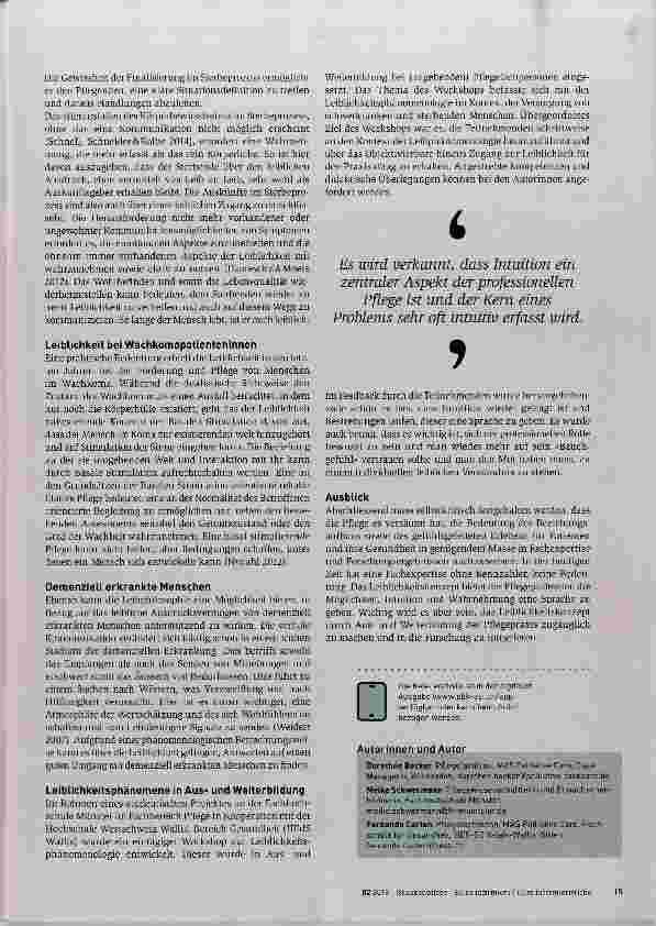 Vorschauseite 4: Der Mensch ist nicht nur Körper allein