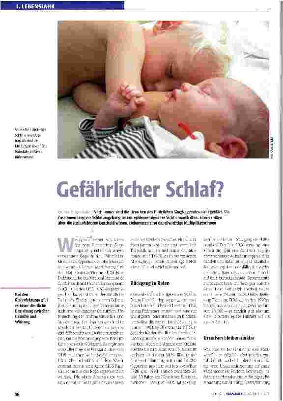 Vorschauseite 1: Gefährlicher Schlaf?