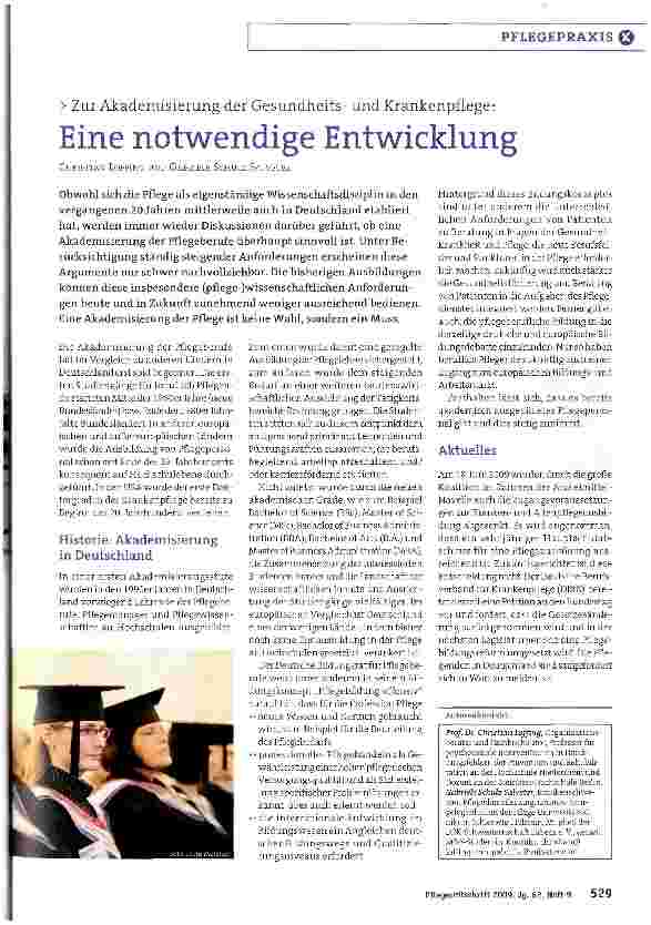 Vorschauseite 1: Eine notwendige Entwicklung