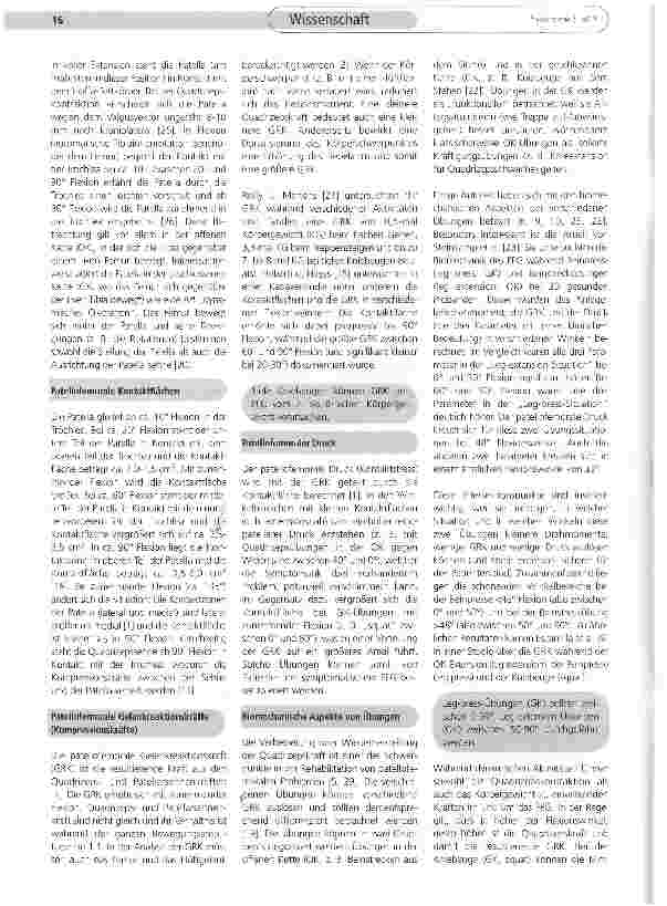 Vorschauseite 2: Biomechanische Aspekte in der Rehabilitation des Patellofemoralgelenks