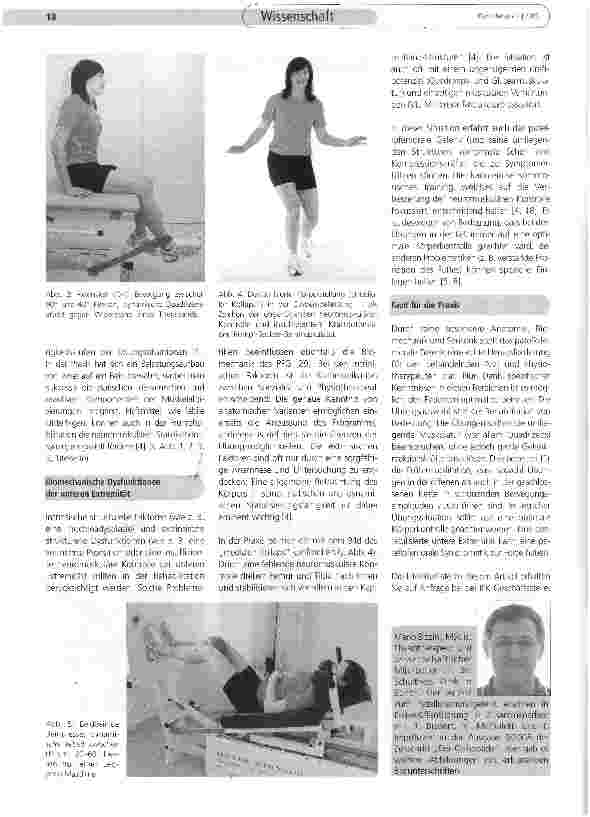 Vorschauseite 4: Biomechanische Aspekte in der Rehabilitation des Patellofemoralgelenks