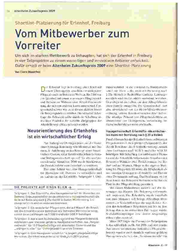 Vorschauseite 1: Vom Mitbewerber zum Vorreiter