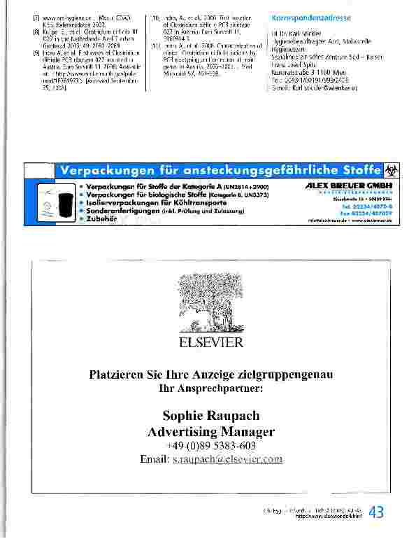 Vorschauseite 4: 6 Monate Aktive CDAD Erfassung in einem Schwerpunktkrankenhaus
