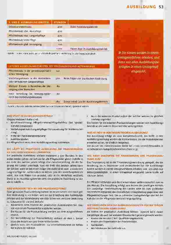 Vorschauseite 2: Die neue Pflegeausbildung