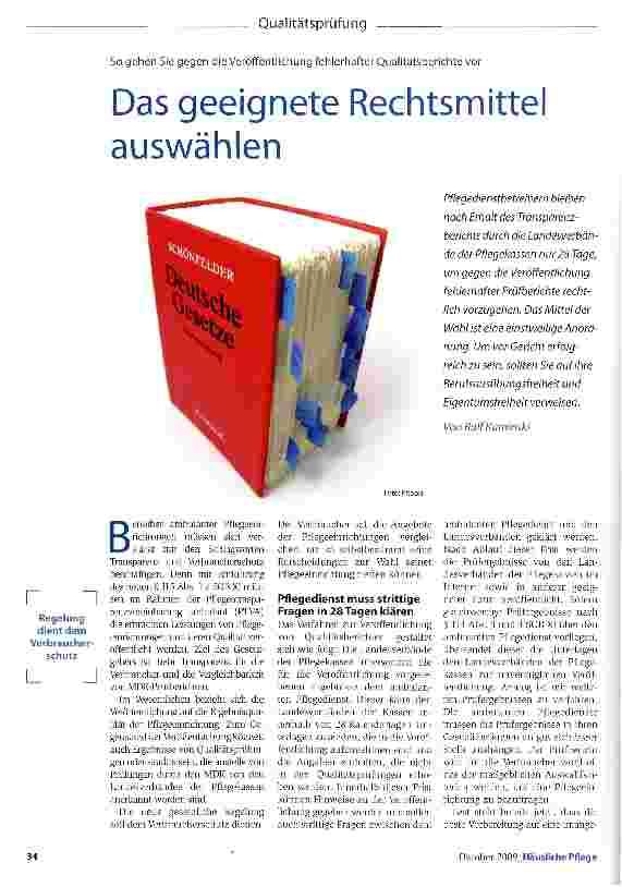 Vorschauseite 1: Das geeignete Rechtsmittel auswählen