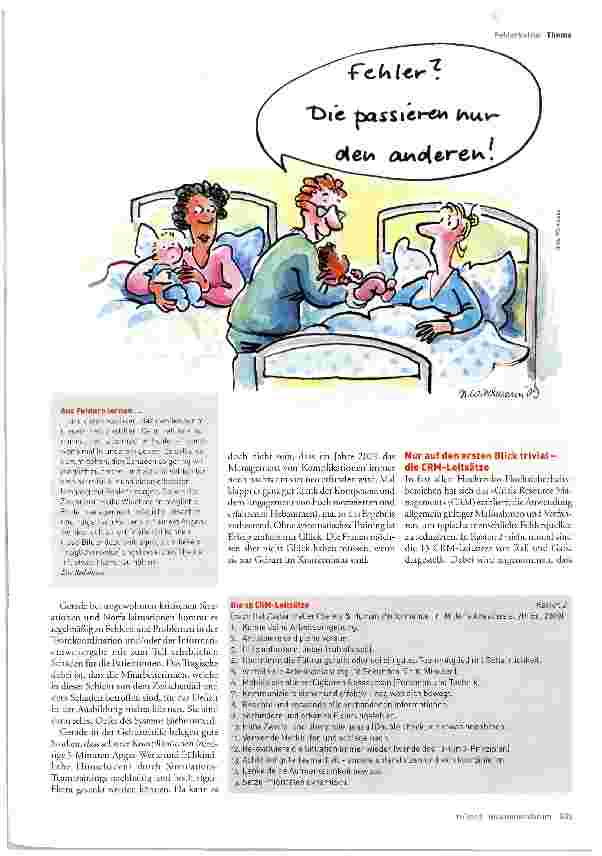Vorschauseite 2: Fehler sind normal, aber es soll nichts passieren
