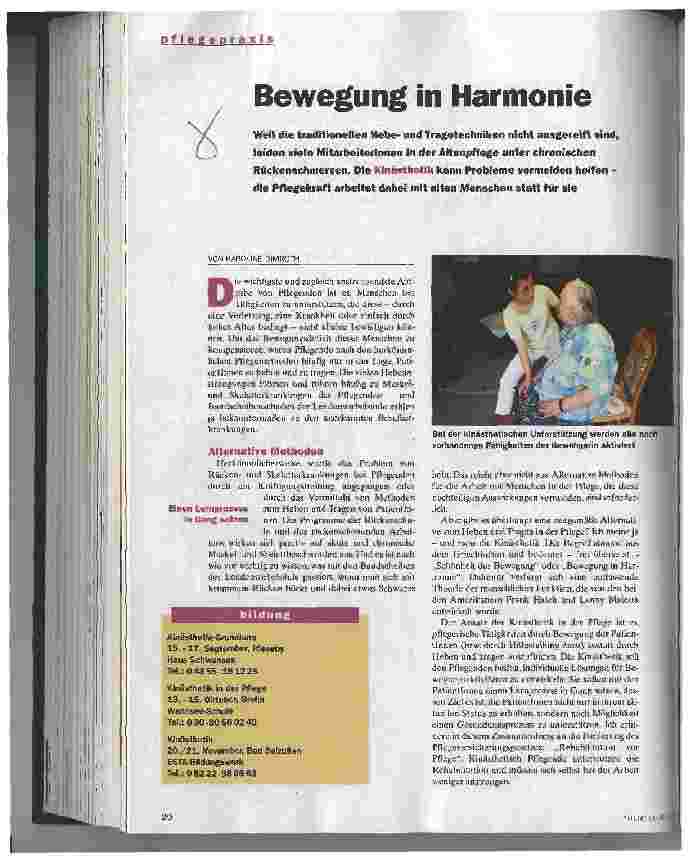 Vorschauseite 1: Bewegung in Harmonie