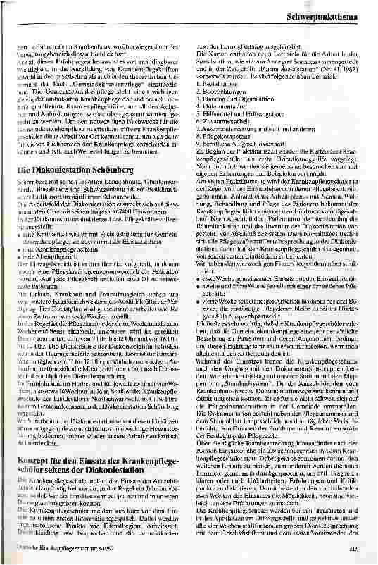 Vorschauseite 2: Anleitung von Krankenpflegeschülern/-innen in der ambulanten Krankenpflege