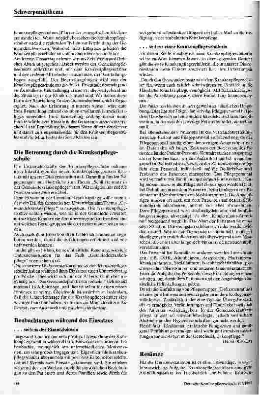Vorschauseite 3: Anleitung von Krankenpflegeschülern/-innen in der ambulanten Krankenpflege