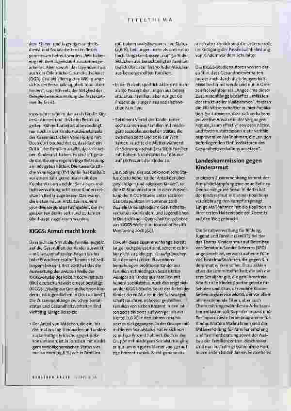 Vorschauseite 3: Arme Kinder, armes Berlin