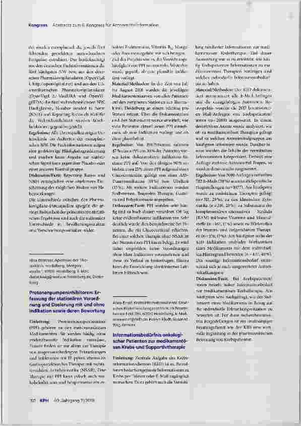 Vorschauseite 3: Der Apotheker als Wissensmanager mehr Sicherheit für Arzt und Patient