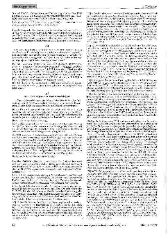 Vorschauseite 2: Vertragliche Inbezugnahme eines Tarifvertrags