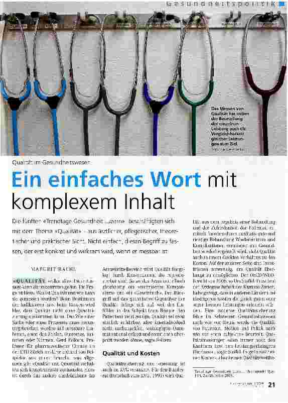 Vorschauseite 1: Ein einfaches Wort mit komplexem Inhalt