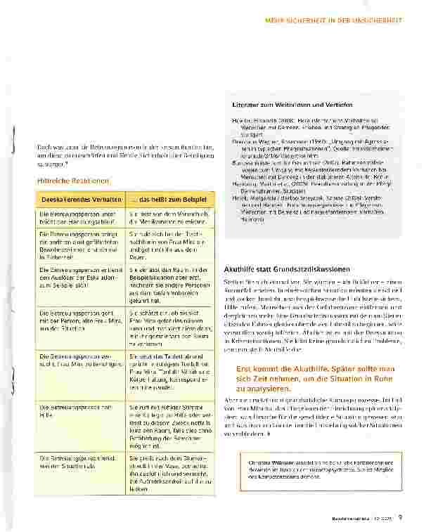Vorschauseite 2: Raus aus der Verständnisfalle -einen Schritt zurück, bitte!