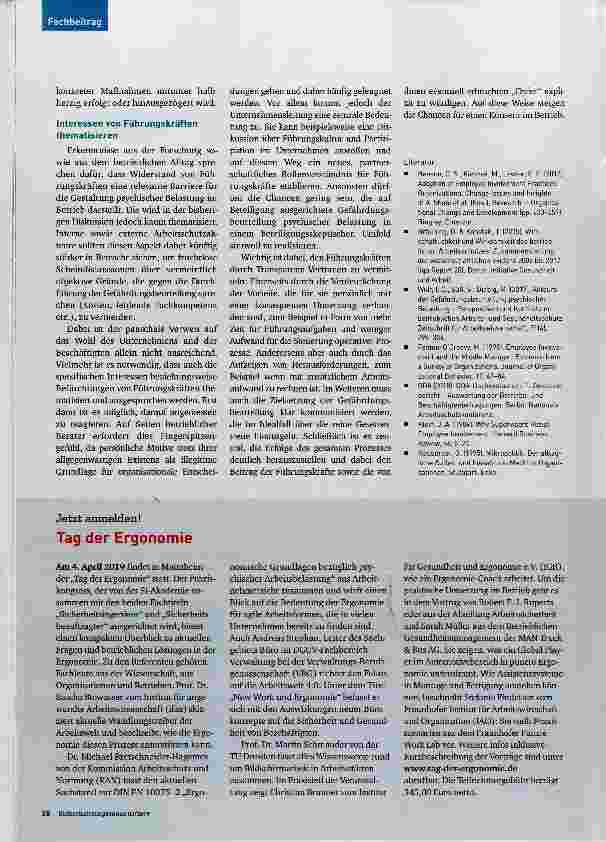 Vorschauseite 3: Machtund Verteilungsfragen bei der Gefährdungsbeurteilung psychischer Belastung