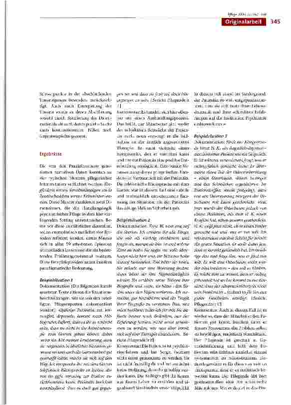 Vorschauseite 5: Evaluation der pflegerischen Expertise in der Psychiatrie - ein Praxisforschungsprojekt an der Friedrich-Husemann-Kiinik bei Freiburg im Breisgau